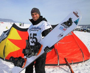 Starkites team gets on the podium again at the 2nd leg of the Snowkite Quebec Cup 2011!!!