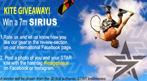Want to win a free SIRIUS V2 7m kite ?